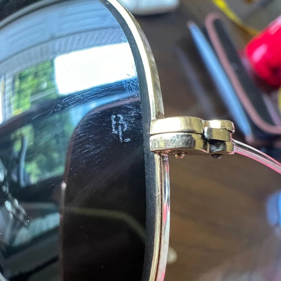 Vintage 80s Black Bosch And Lomb Ray-Ban Aviator Sunglasses 62 14 Glass - Picture 4 of 5